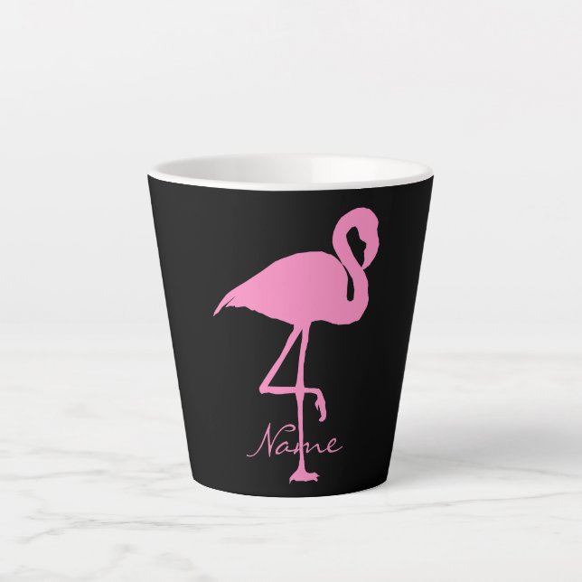 Tasse Latte Flamant rose rose Thunder_Cove (Devant)