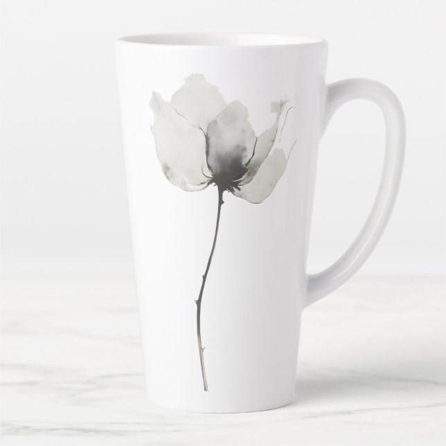 Tasse Latte Fleur intemporelle (Droite)