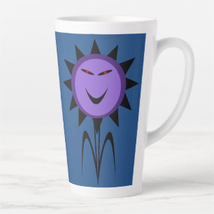 Tasse Latte Fleur maléfique Kawaii Goth Halloween