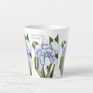 Tasse Latte Fleur Smeraldo
