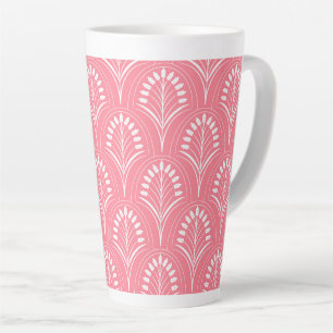 Tasse Latte Fleurs blanches Art nouveau