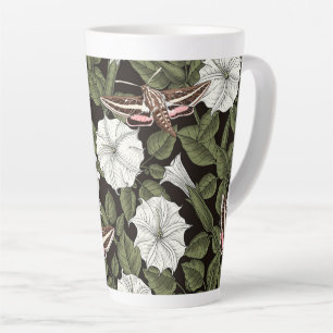 Tasse Latte Fleurs de lune et sphinx Mois