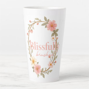Tasse Latte Fleurs de mellow
