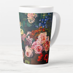 Tasse Latte Fleurs de printemps Monet
