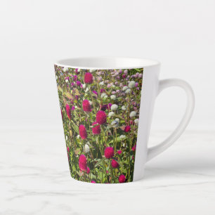 Tasse Latte Fleurs roses