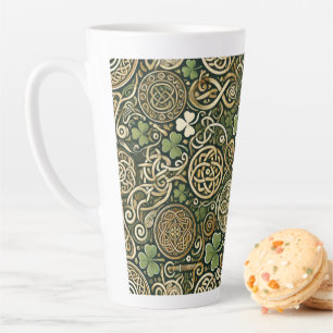 Tasse Latte Floraison celtique