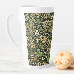 Tasse Latte Floraison Celtique