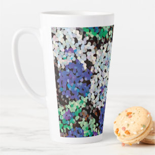 Tasse Latte Floral cristal