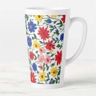 Tasse Latte Floral Grand