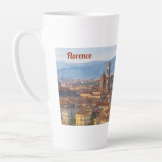 Tasse Latte Florence Aquarelle Skyline