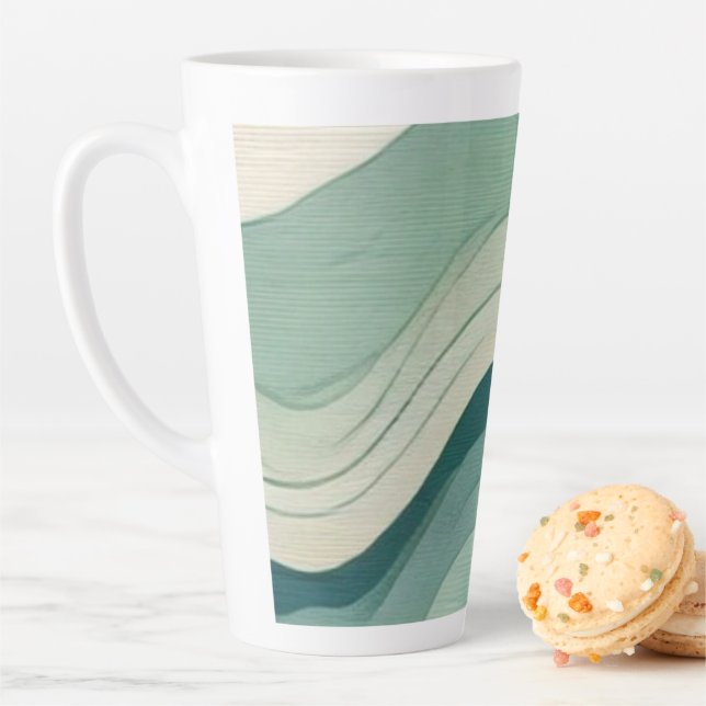 Tasse Latte Flux Fantaisiste  (En situation)