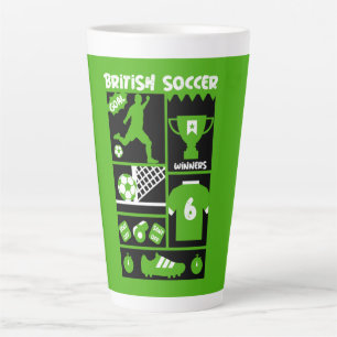 Tasse Latte Football britannique