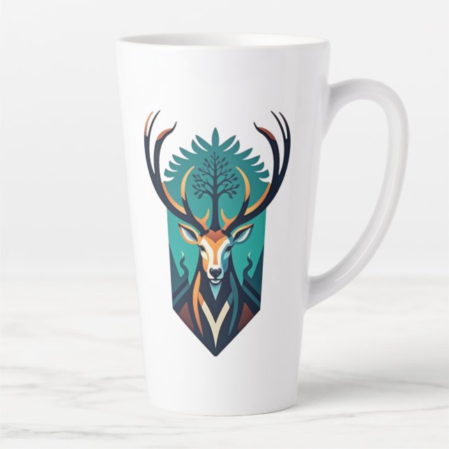 Tasse Latte Forest Guardian - L'Esprit du Stag (Droite)