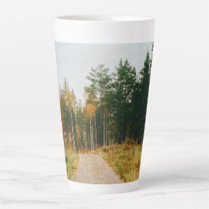 Tasse Latte Forêt automnale suédoise