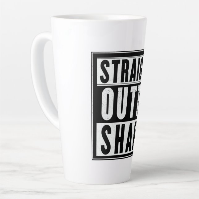 Tasse Latte Forme extérieure droite (Angle gauche)