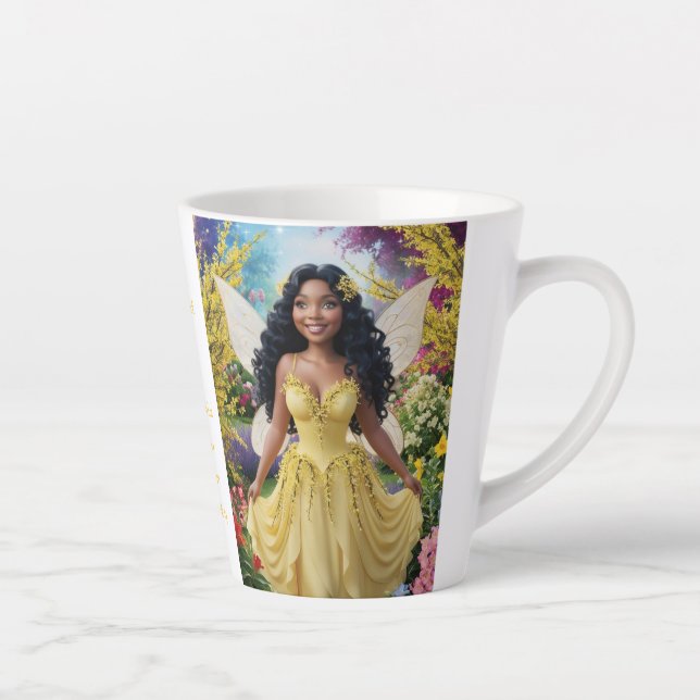 Tasse Latte Forsythia Fairy (Droite)