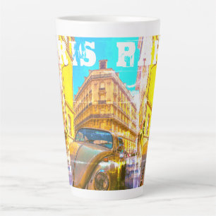 Tasse Latte France Architecture Vieux Paris