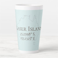 Fraser Island Australie Latitude & Longitude
