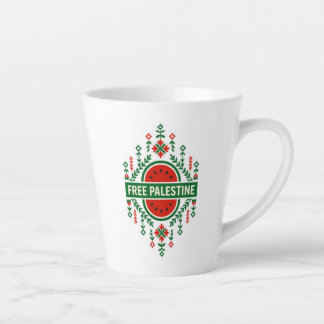 Tasse Latte Free Palestine