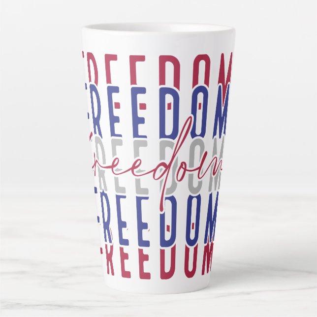 Tasse Latte Freedom Kamala Harris (Devant)