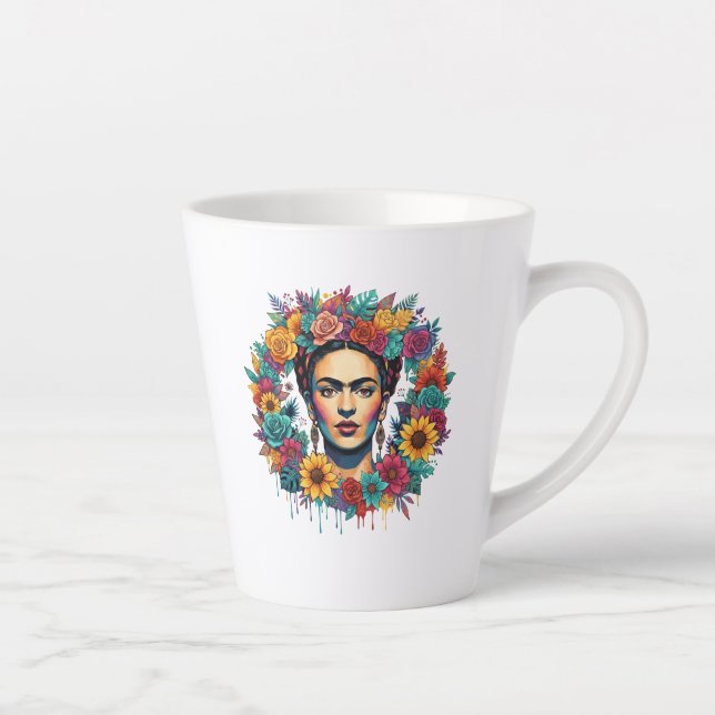 Tasse Latte Frida Kahlo (Droite)