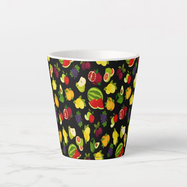 Tasse Latte Fruits Citrus    (Devant)