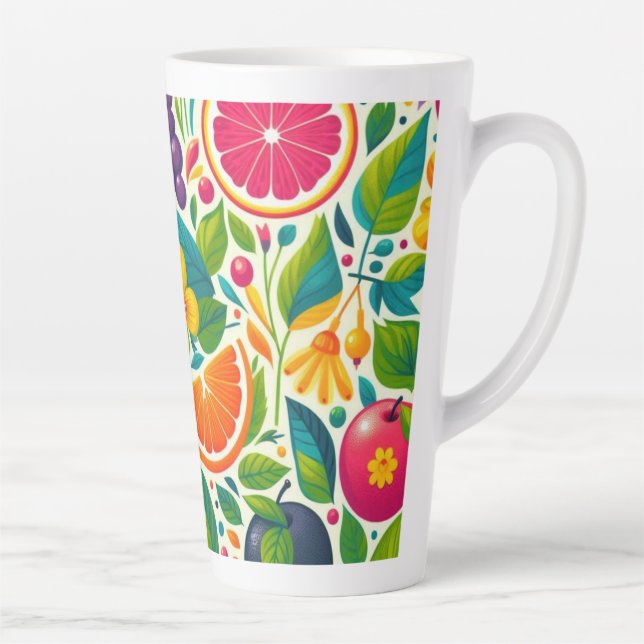 Tasse Latte Fruits colorés (Droite)