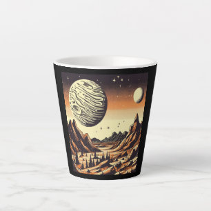 Tasse Latte FSF Mars Paysage Coupe de bois 1