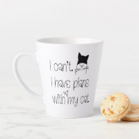 Fun Feline Excusez je ne peux pas avoir de plans a