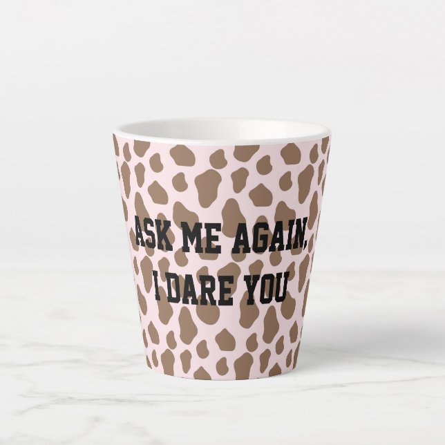 Tasse Latte Fun Sarcastic quote for teachers (Devant)