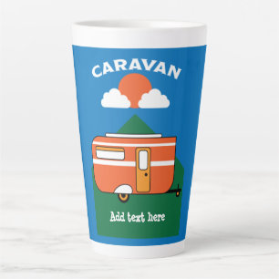Tasse Latte Funny Accessoires caravane Camping Caravaner