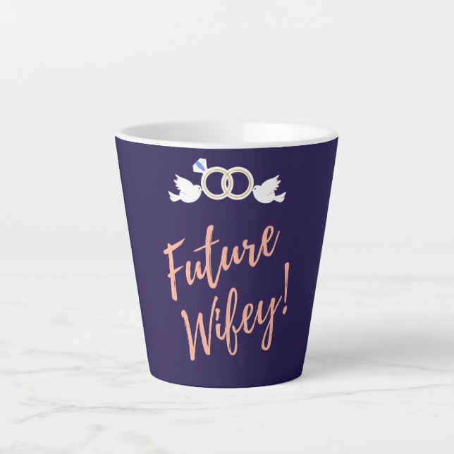 Tasse Latte Future femme Love Birds   (Devant)
