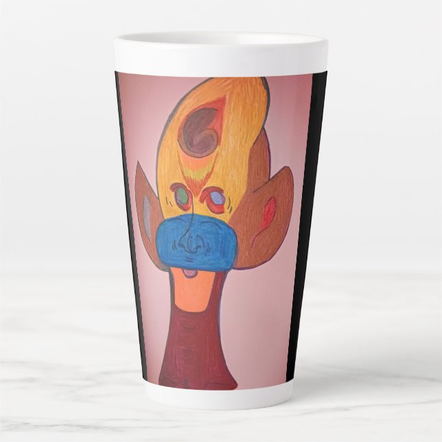 Tasse Latte Futuristic Animal Art  (Devant)