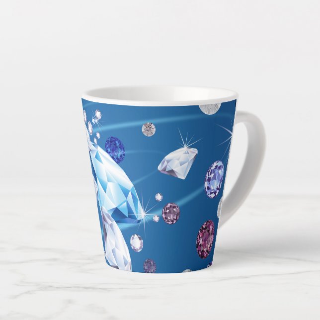 Tasse Latte Galaxie de diamant 12 (Angle droit)