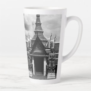 Tasse Latte Garde démoniaque vintage Thaïlande Bangkok Wat Phr