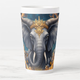 Tasse Latte Gardien Couronné de la Porte Céleste l'éléphant