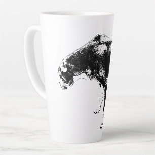 Tasse Latte Gardien d'automne en encre