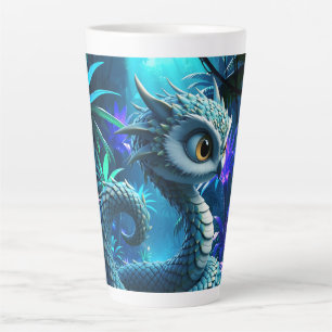 Tasse Latte Gardien de la jungle au clair de lune – Hibou ench