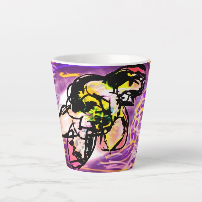 Tasse Latte Gemme de tortue (Devant)