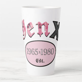 Tasse Latte Gen X 1965-1980