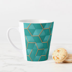 Tasse Latte géométrique