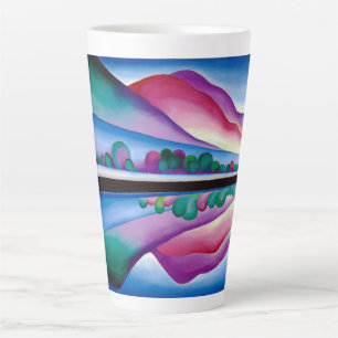 Tasse Latte Georgia O'Keeffe, Lake George Reflection (1921)