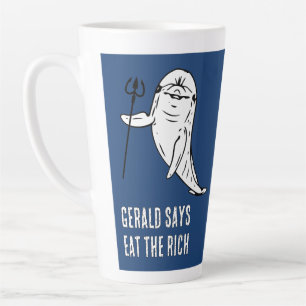 Tasse Latte Gerald dit Mangez les Riches