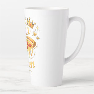 Tasse Latte Gifs de pizza drôle Mignon Amoureux de Pizza Cuisi
