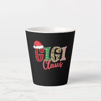 Tasse Latte Gigi Claus Santa Hat Funny Joyeux Pyjama Vêtements