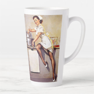 Tasse Latte Gil Elvgren Art Vintage