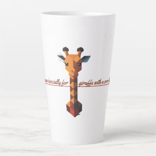 Tasse Latte Girafe isométrique