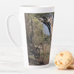 Tasse Latte Giraffe africaine, tarde