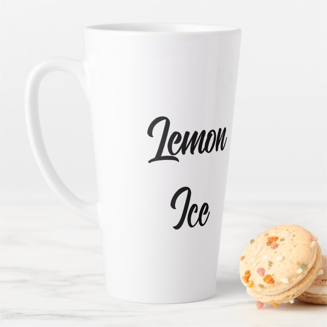 Tasse Latte Glace citron (En situation)