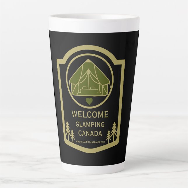 Tasse Latte Glaming Canada Business (Devant)